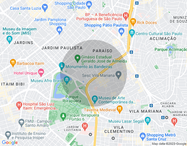 Imóvel no mapa