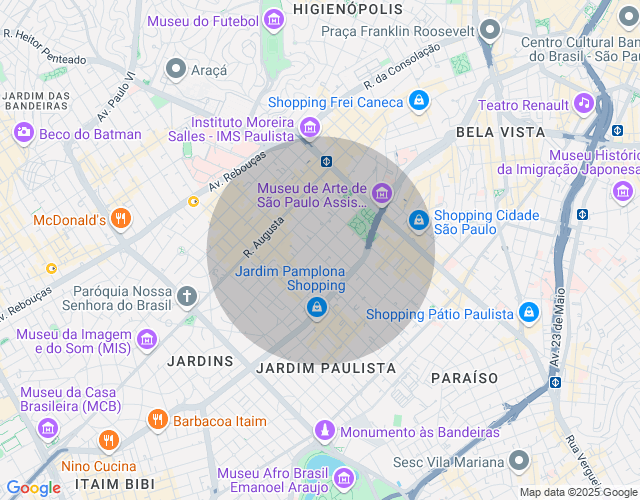 Imóvel no mapa