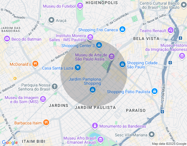 Imóvel no mapa
