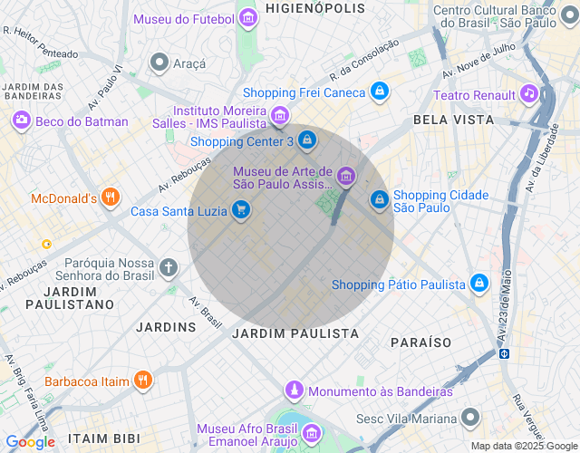 Imóvel no mapa