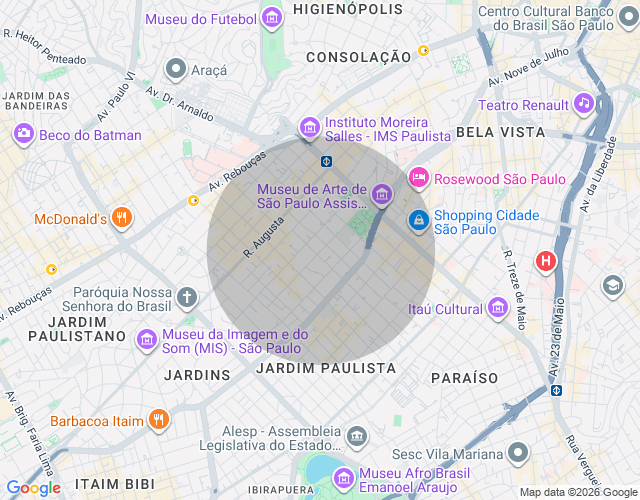 Imóvel no mapa