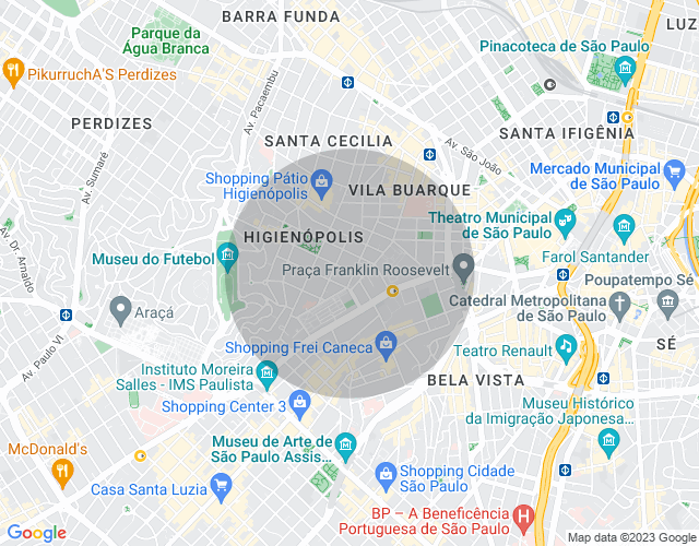 Imóvel no mapa