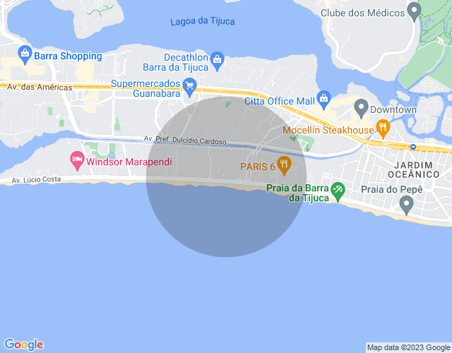 Imóvel no mapa