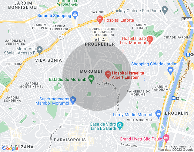 Imóvel no mapa