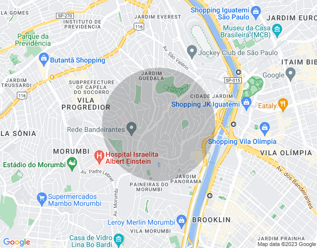 Imóvel no mapa