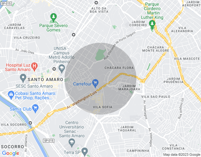 Imóvel no mapa
