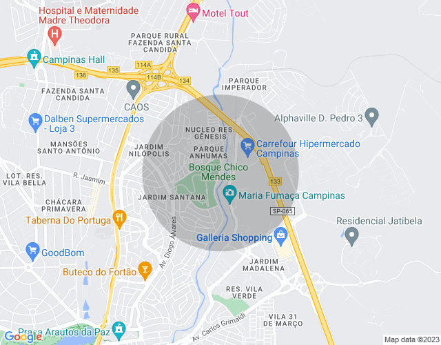 Imóvel no mapa