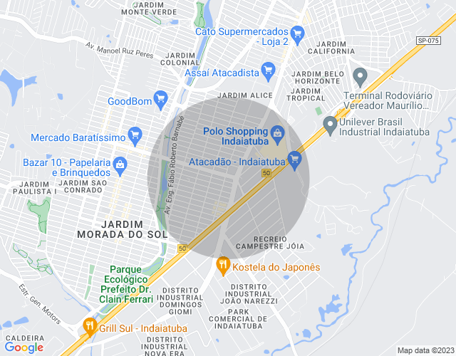 Imóvel no mapa