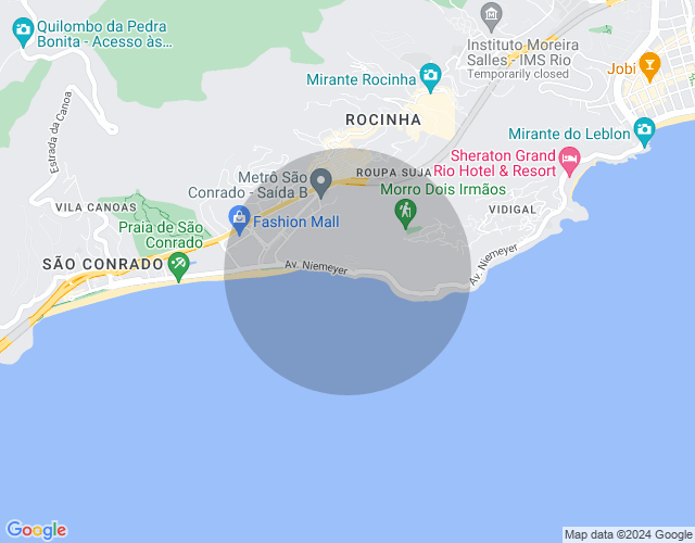 Imóvel no mapa