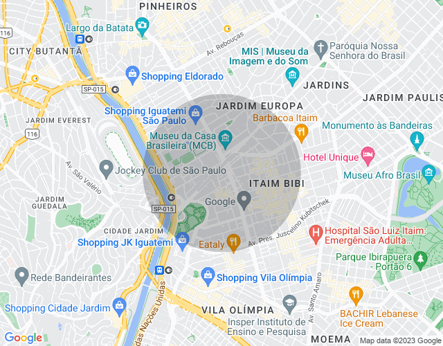 Imóvel no mapa