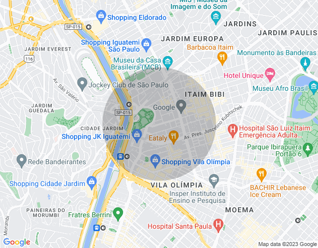 Imóvel no mapa