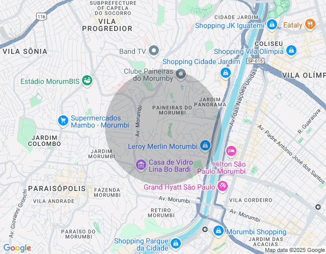 Imóvel no mapa