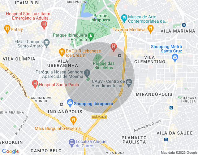 Imóvel no mapa