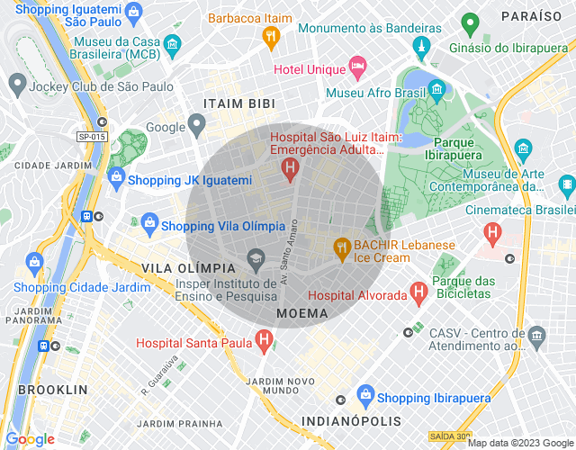 Imóvel no mapa