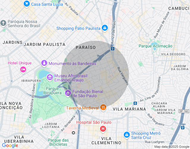 Imóvel no mapa