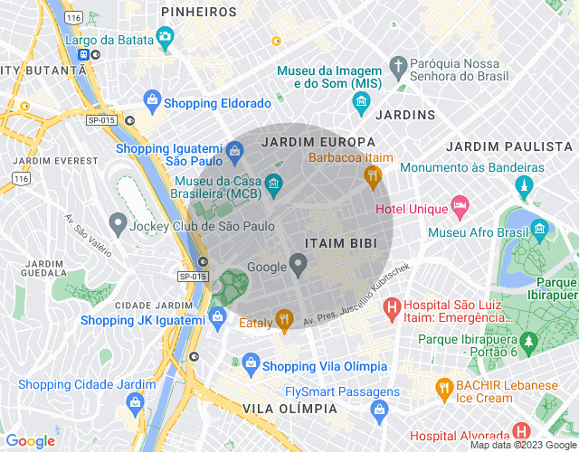Imóvel no mapa
