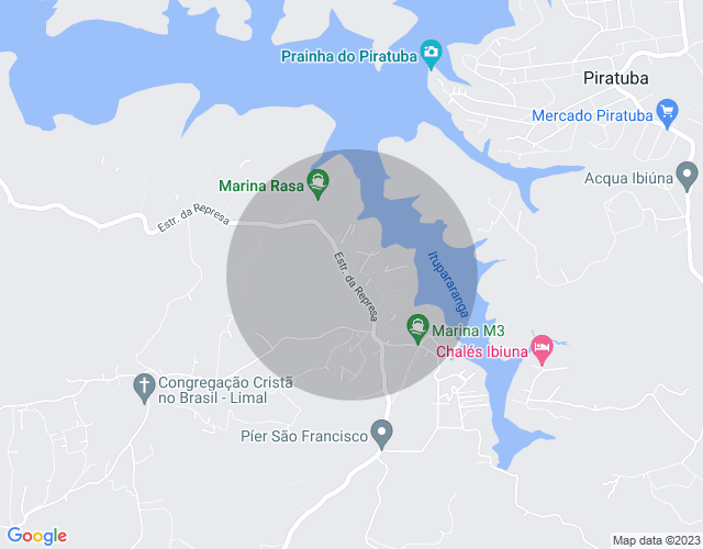 Imóvel no mapa