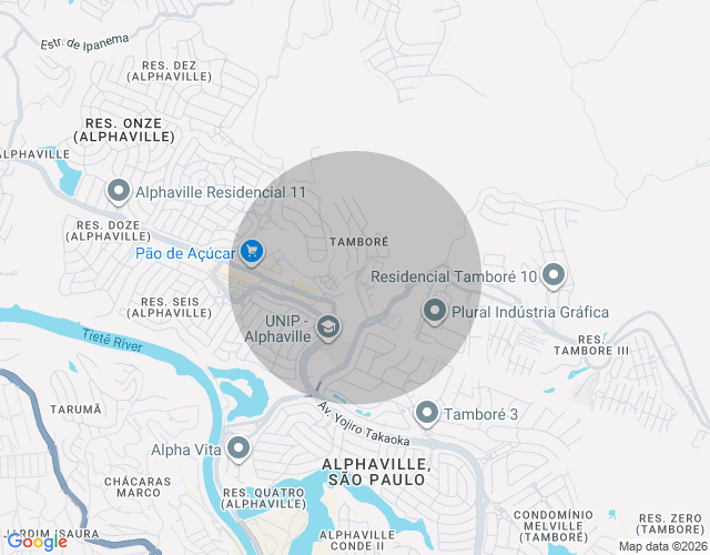 Imóvel no mapa