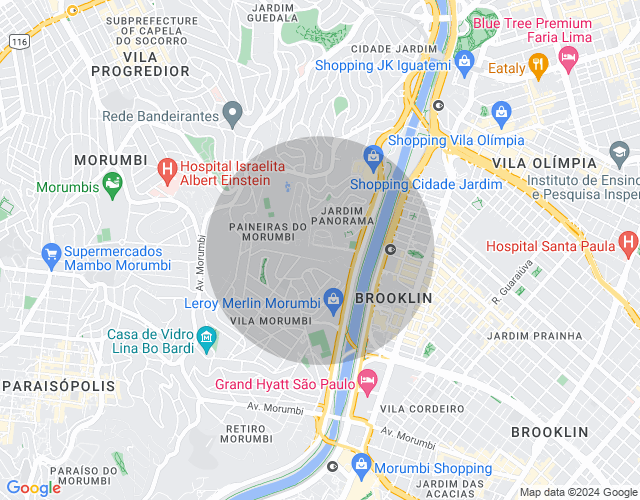 Imóvel no mapa