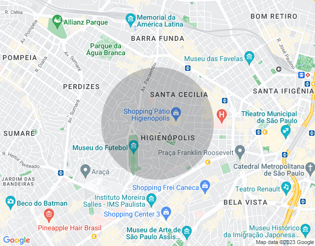 Imóvel no mapa