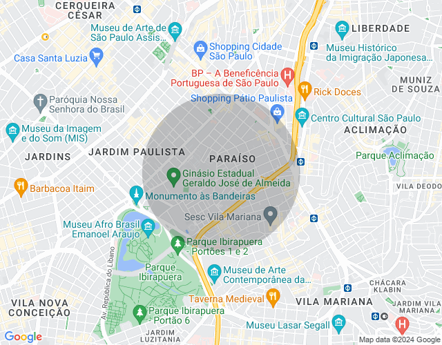 Imóvel no mapa