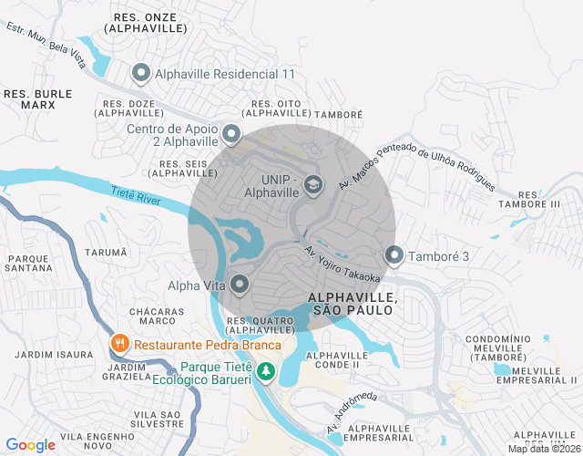 Imóvel no mapa