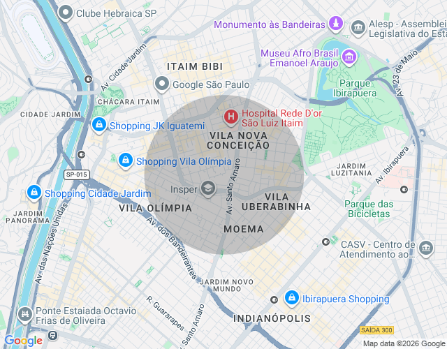 Imóvel no mapa