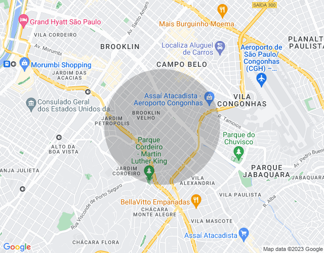 Imóvel no mapa