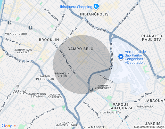 Imóvel no mapa
