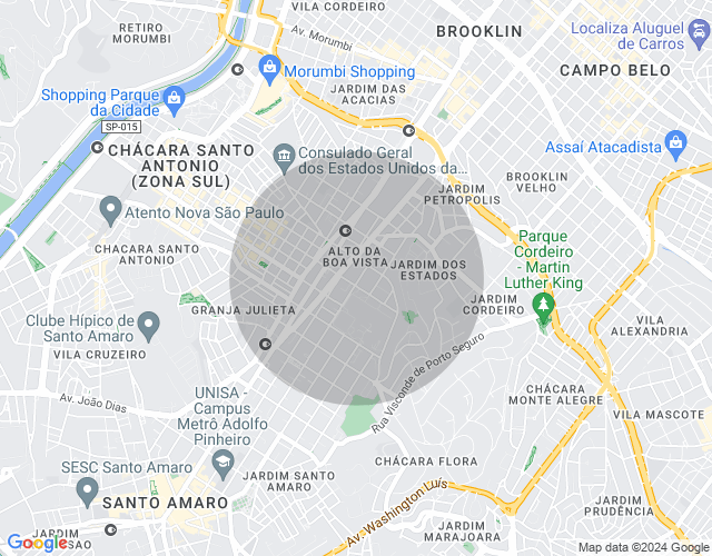 Imóvel no mapa