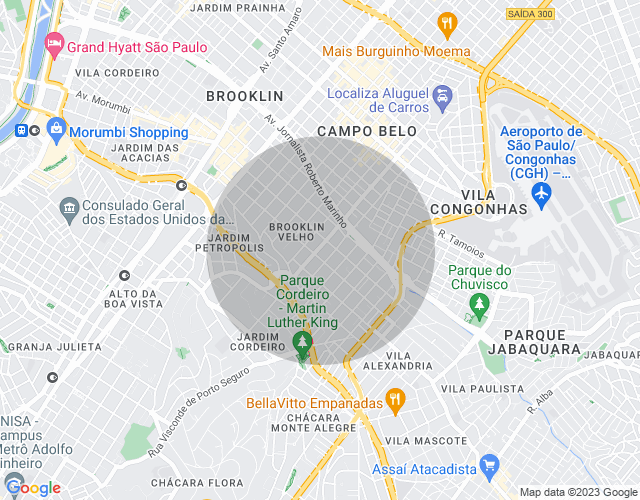 Imóvel no mapa