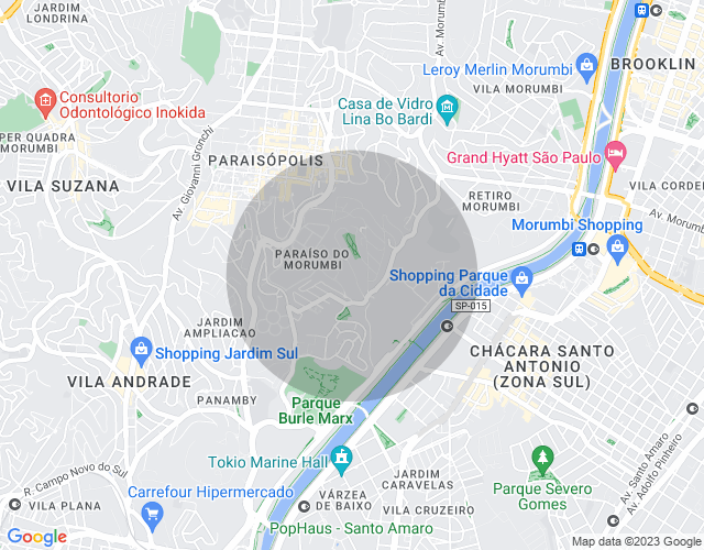 Imóvel no mapa