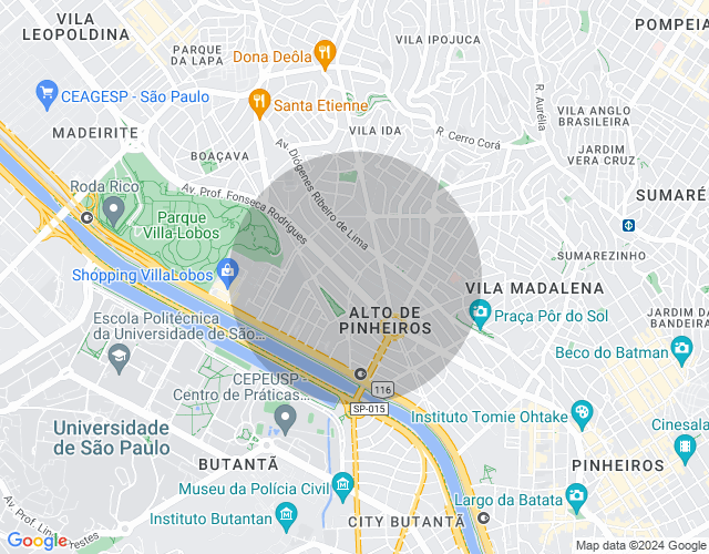 Imóvel no mapa