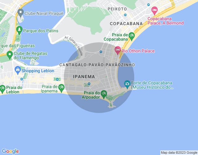 Imóvel no mapa