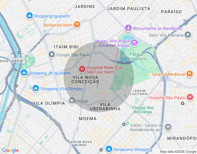 Imóvel no mapa