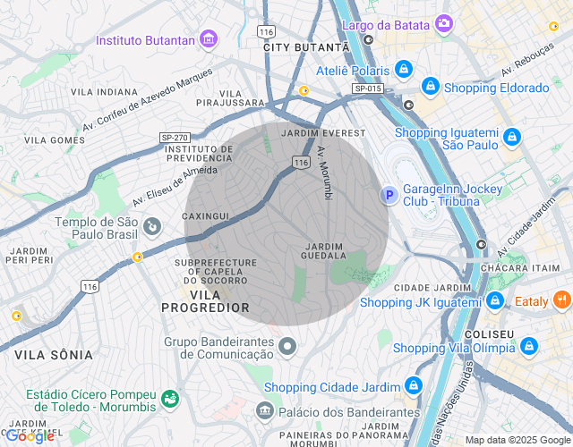 Imóvel no mapa