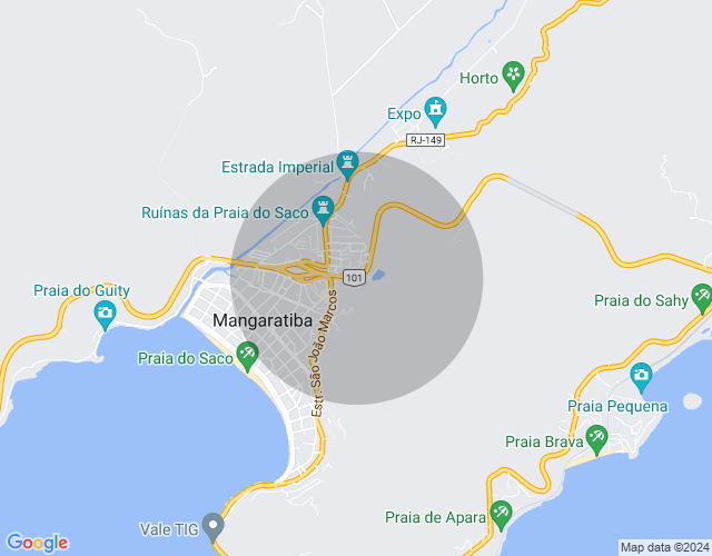 Imóvel no mapa