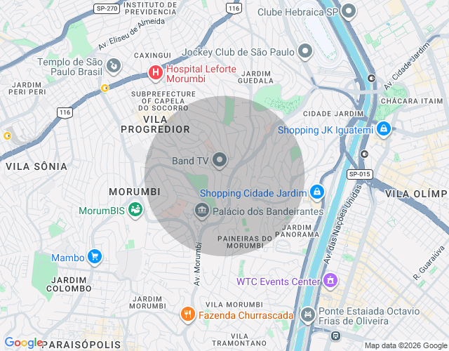 Imóvel no mapa