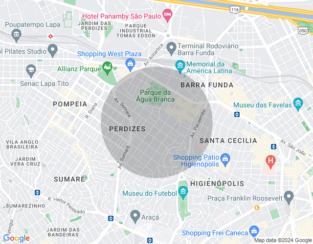Imóvel no mapa