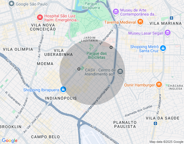 Imóvel no mapa
