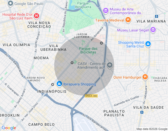 Imóvel no mapa