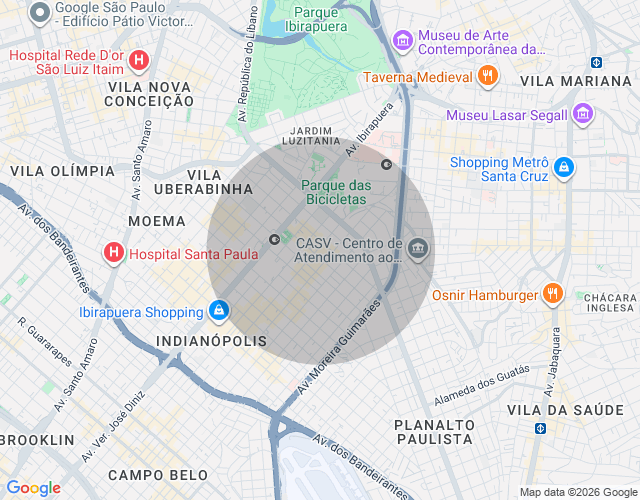 Imóvel no mapa