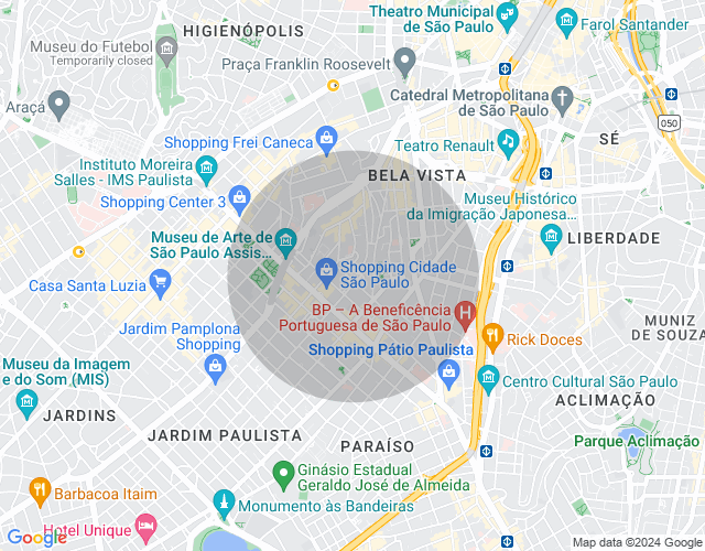 Imóvel no mapa