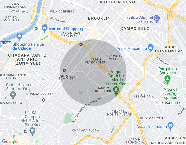 Imóvel no mapa