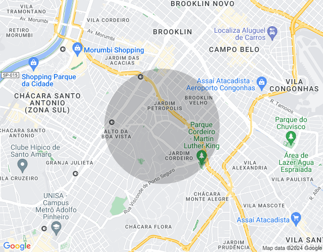 Imóvel no mapa