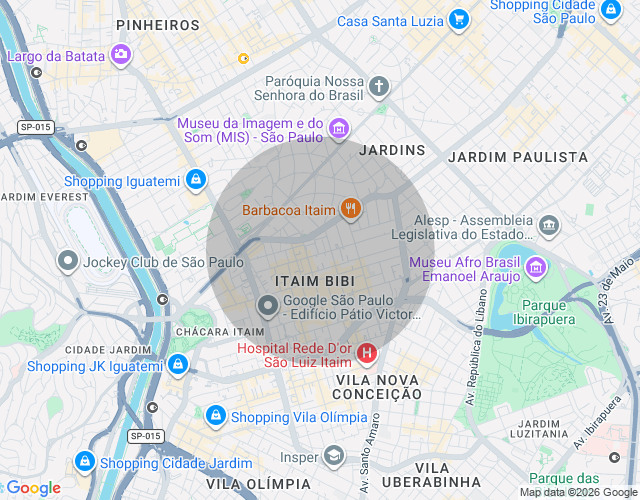 Imóvel no mapa