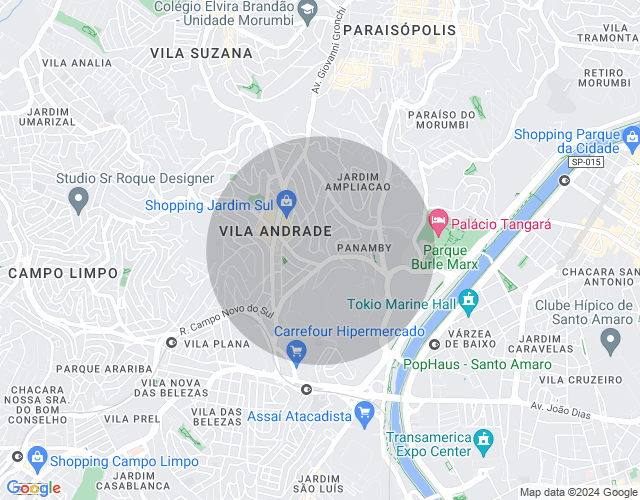 Imóvel no mapa
