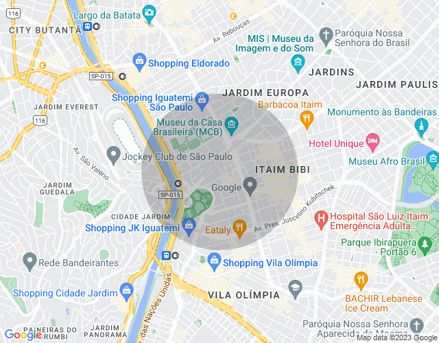 Imóvel no mapa