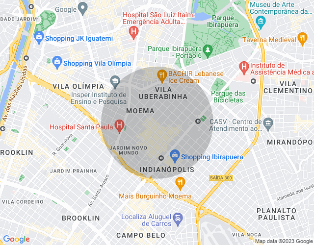 Imóvel no mapa