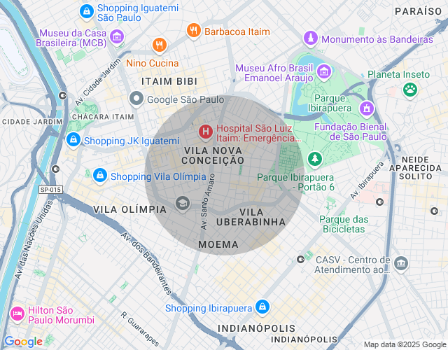 Imóvel no mapa